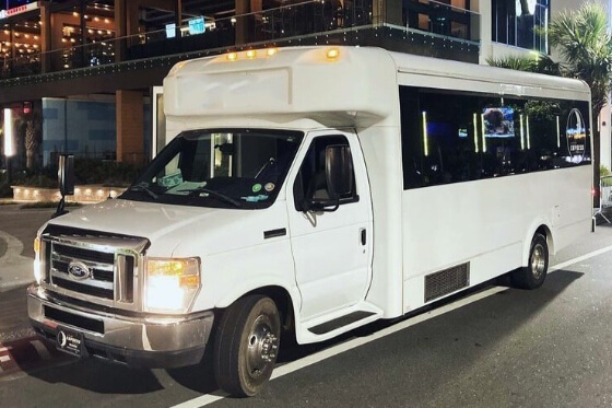 party bus exterior