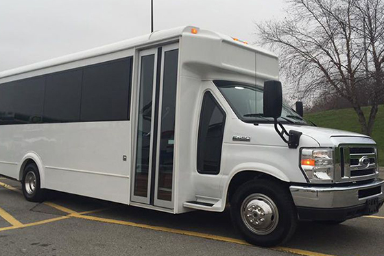 deluxe limo bus