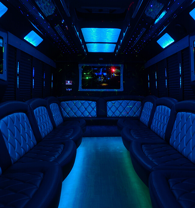 party bus interior